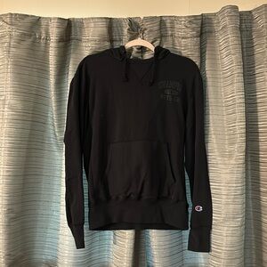 Champion “Phys. Ed” Hoodie. Color: Black. Size: S.